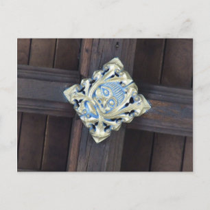 Green Man Postcard - Sileby Postkarte