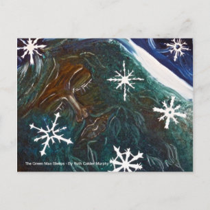 Green Man Postkarte