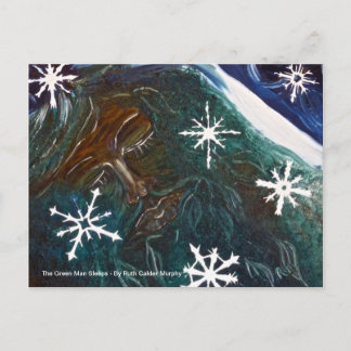Green Man Postkarte