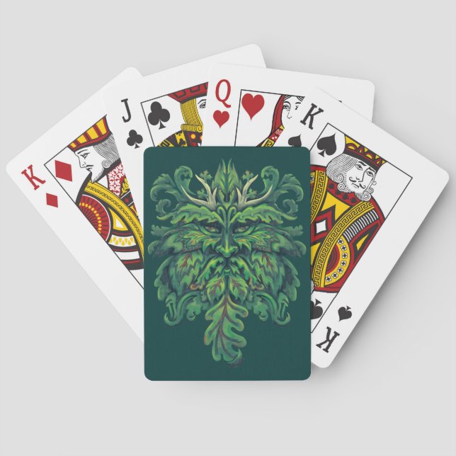 Green Man Spielkarten (Rückseite)