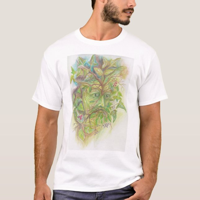 Green Man T-Shirt (Vorderseite)