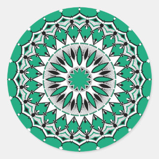 Green Mandal (Design 1) Sticker