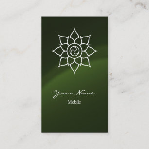 Green Mandala Visitenkarte