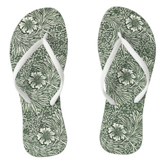 Green Marigold Elegance: Treten Sie ein in die Nat Flip Flops