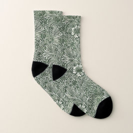 Green Marigold Garden Walk Socks Socken