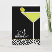 Green Martini und Zebra Muster