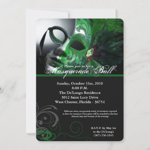 Green Masquerade Ball Maske Kostüm Halloween Teil Einladung