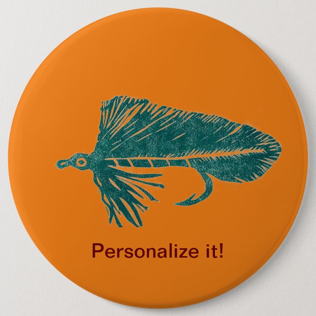 Green Matuka Streamer Fliegenfischen, Fliegenbinde Button (Vorderseite)