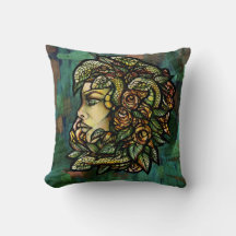 Green Medusa Snakes Rose Gorgon