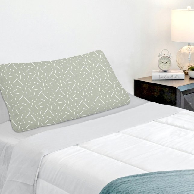 Green Memphis Pattern Pillowcase Kissenbezug (Von Creator hochgeladen)