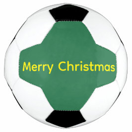 Green Merry Christmas Fußball