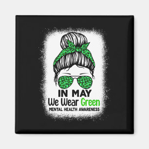 Green Messy Bun im Mai tragen wir grüne psychische Magnet