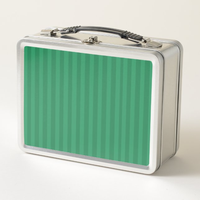 Green Metall Brotdose (Vorderseite)