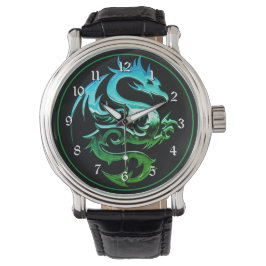 Green Metallic Dragon Armbanduhr
