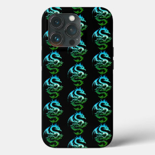 Green Metallic Dragon Pattern Case-Mate iPhone Hülle