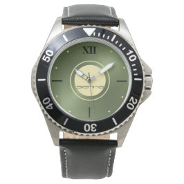 Green Metallic eWatch Armbanduhr