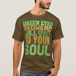 GREEN MIT AUGEN REDHEAD T-Shirt