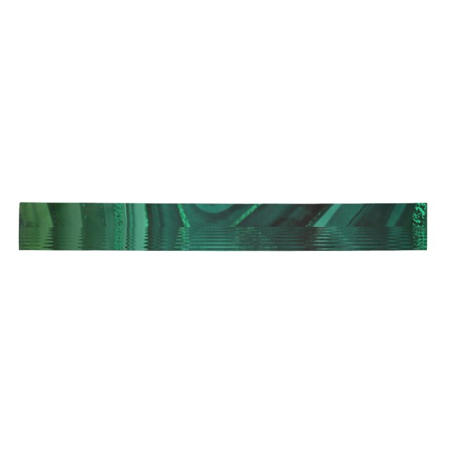 Green Mlachite Stone Abstrakt Landschaft Malachite Satinband (Vorderseite)