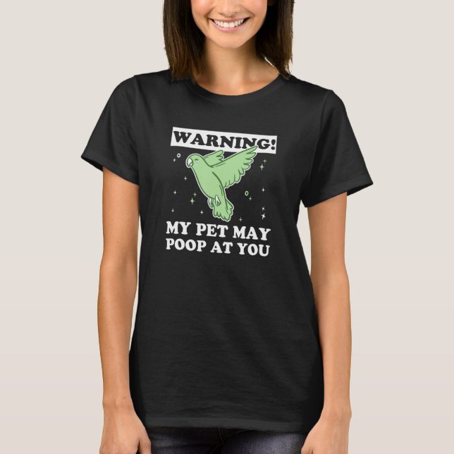 Green Monk Parakeet for a Green Quaker Owner T-Shirt (Vorderseite)