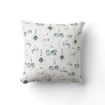 Green Monogram BaubleChristmas Ornaments Muster