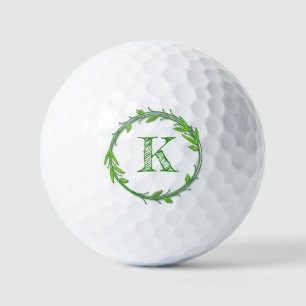 Green Monogram Golf Balls - Personalisierte Initia Golfball