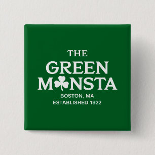 Green Monsta Boston Green Monstah Baseball Geschen Button