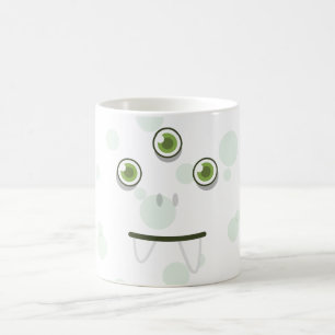 Green Monster Face Tasse