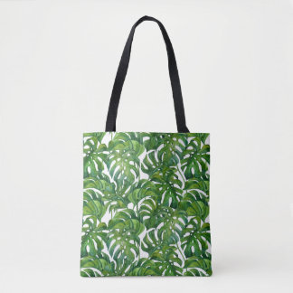 Green Monstera Verlasse tropisch nahtlos