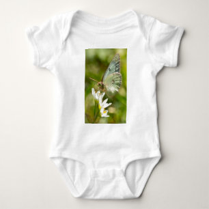 Green Moth on False Knolic Apparel and Gifts Baby Strampler