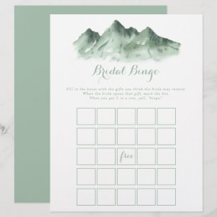 Green Mountain Country Bridal Bingo Spiel