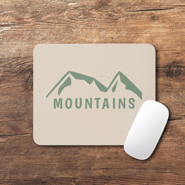 Green Mountains Mouse Pad Mousepad (Green Mountains Mouse Pad)