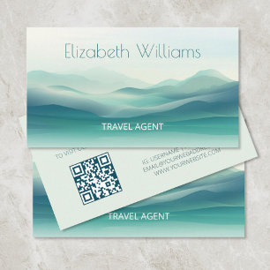 Green Mountains Travel Agent   QR-Code Visitenkarte