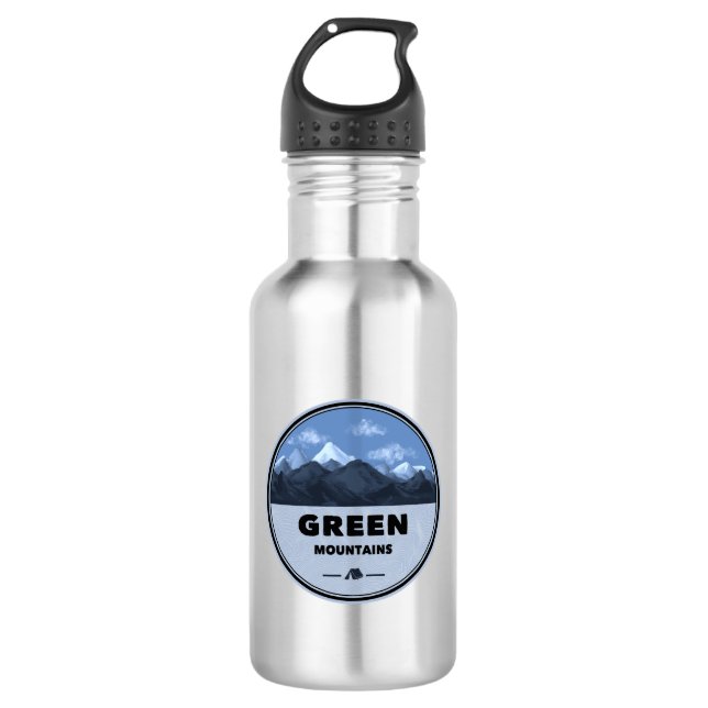 Green Mountains Vermont Camping Edelstahlflasche (Vorderseite)