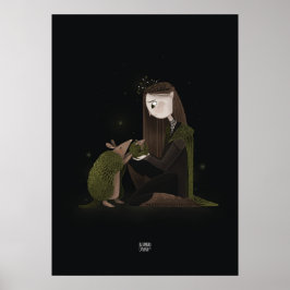 GREEN MUSCHEL ARMADILLO von Alexandra Dikaia Poster