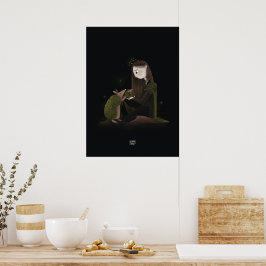 GREEN MUSCHEL ARMADILLO von Alexandra Dikaia Poster