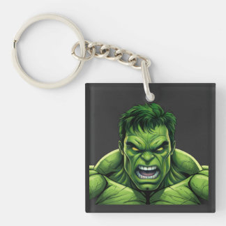 Green Muscular Creature Keychain Schlüsselanhänger