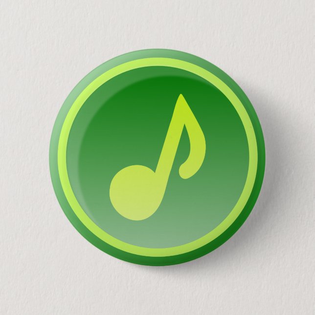 green music icon button (Vorderseite)