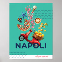 Green Napoli auf meinem Mind-Poster