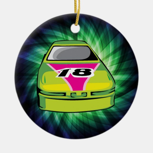 Green Nascar Keramikornament (Vorne)