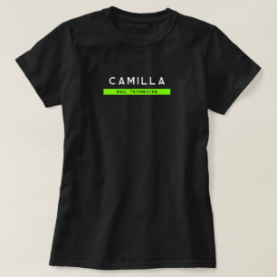 Green Neon Nail Salon & Techniker T-Shirt