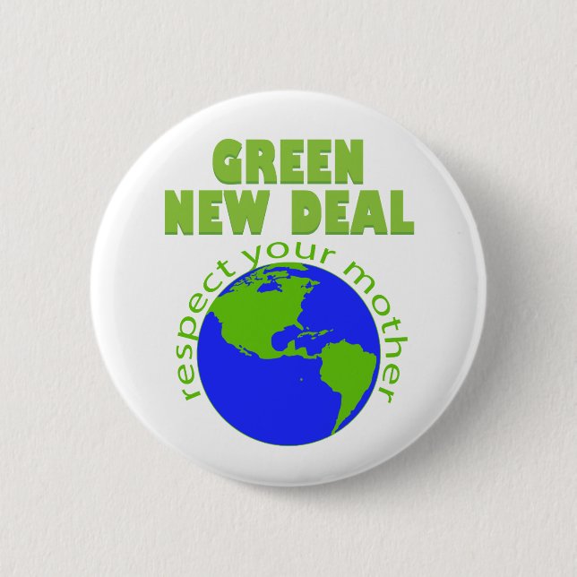 Green New Deal Button (Vorderseite)