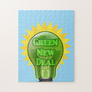 Green New Deal Light Bulb Puzzle
