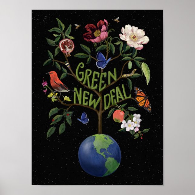 Green New Deal Poster (Vorne)