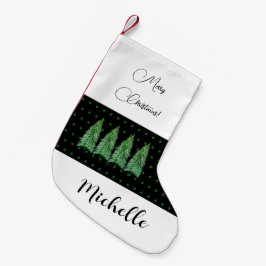 Green Niedlich Holiday Country Beauty Kleiner Weihnachtsstrumpf