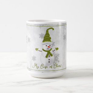 Green Niedlich Snowman Holiday Tasse