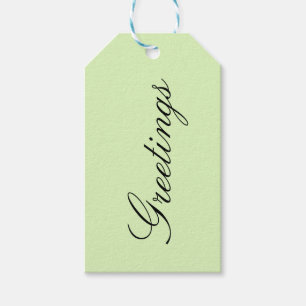 Green no.1, Lime Green, Pastel Green, Gift-Tag Geschenkanhänger
