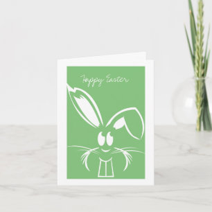 Green Oaster Bunny Ostercard Feiertagskarte