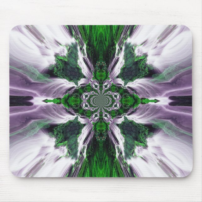Green Ocean Cascade Mousepad (Vorne)