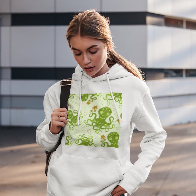 Green Octopus Hoodie (Von Creator hochgeladen)