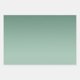 Green Ombre Glitzy Glitzer Geschenkpapier Set